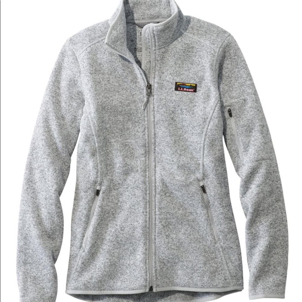 LL Bean Sweater Fleece Full Zip Jacket